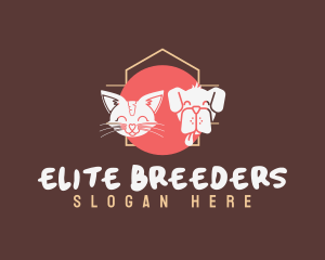 Cat Dog Shelter logo design