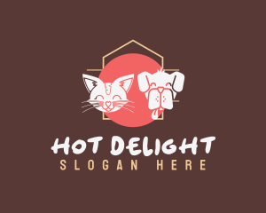 Cat Dog Shelter logo design