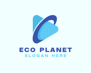 Planet Streaming Application logo design