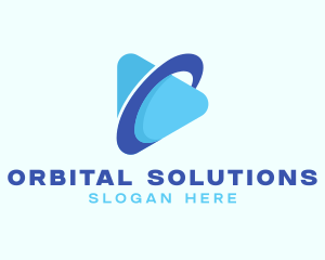 Orbital - Planet Streaming Application logo design