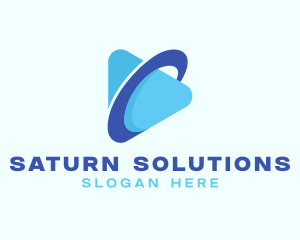 Saturn - Planet Streaming Application logo design