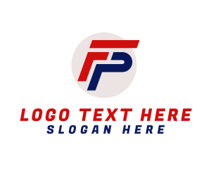 Letter FP - Automotive Letter FP Monogram logo design