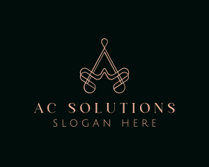 Elegant Boutique Letter A logo design