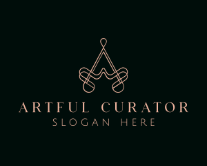 Elegant Boutique Letter A logo design