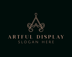 Elegant Boutique Letter A logo design