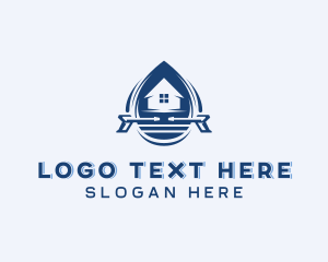Clean - Home Pressure Washer Cleaning logo design