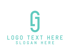 Letter Cr - Generic Company Letter GJ logo design