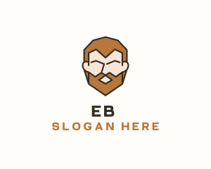 Photograher - Beard Man Face logo design