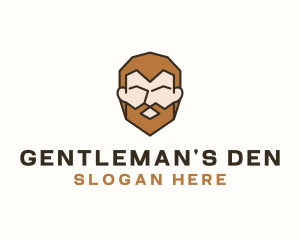 Sir - Beard Man Face logo design