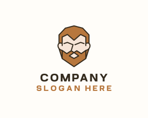 Barber - Beard Man Face logo design