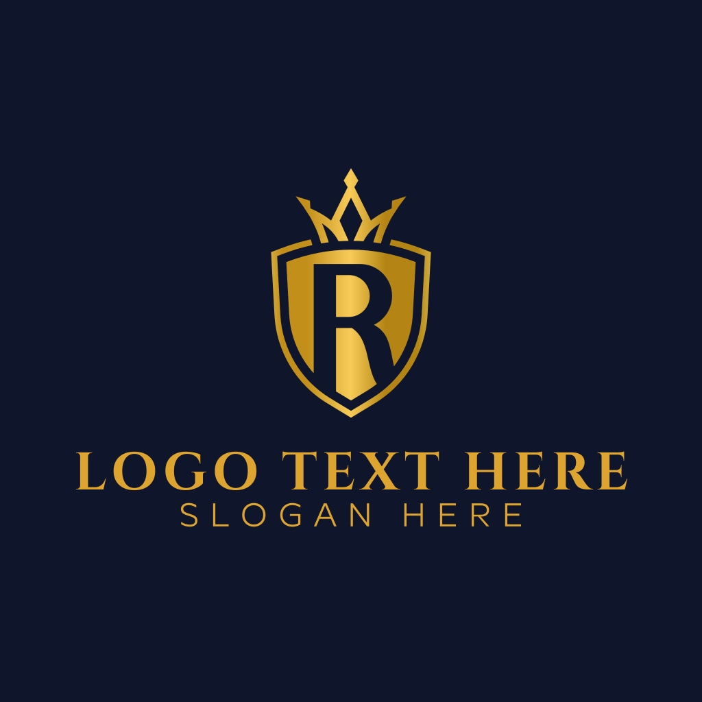 Regal Shield Letter R Logo | BrandCrowd Logo Maker