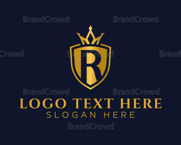 Regal Shield Letter R Logo