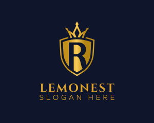 Premium - Regal Shield Letter R logo design