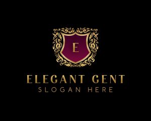 Elegant Crest Shield logo design