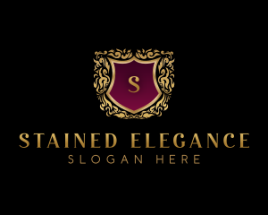 Elegant Crest Shield logo design