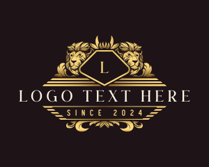 High End - Premium Lion Crest logo design