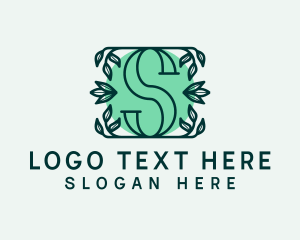 Nature - Natural Leaf Letter S logo design