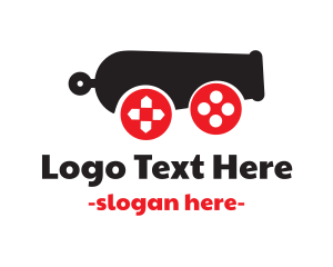 Game Controller - Game Controller Cannon logo design