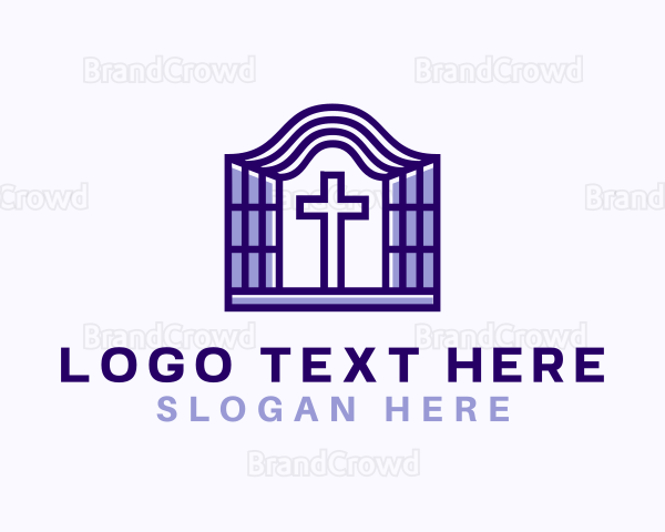 Violet Cross Pastor Logo