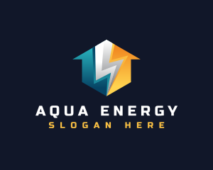 Home Energy Bolt logo design