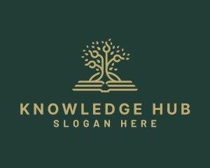 Book Tree Knowledge logo design