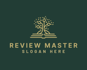 Review - Book Tree Knowledge logo design