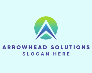 Professional Arrow Letter A logo design