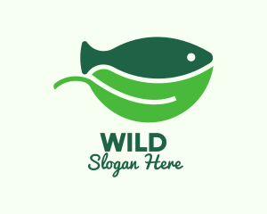 Kitchen - Seafood Fish Salad Bowl logo design