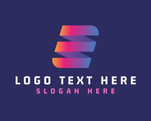 Web Development - Modern Letter E Business logo design