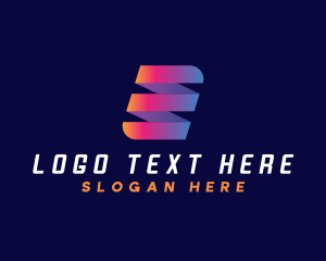 Modern Letter E Business logo design