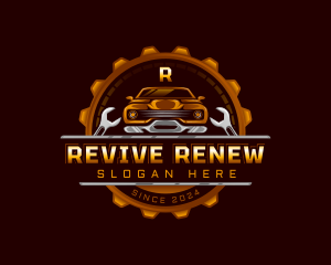 Car Restoration Automotive logo design