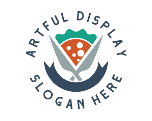 Knife Pizza Pizzeria logo design