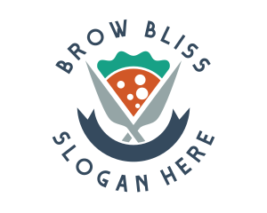 Knife Pizza Pizzeria logo design