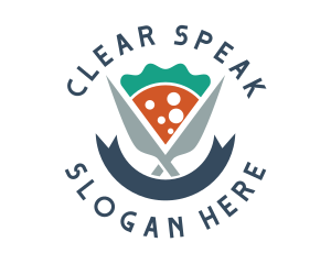 Knife Pizza Pizzeria logo design