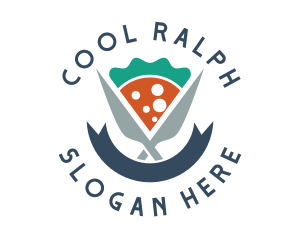 Knife Pizza Pizzeria logo design