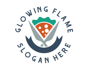 Knife Pizza Pizzeria logo design