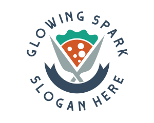 Knife Pizza Pizzeria logo design