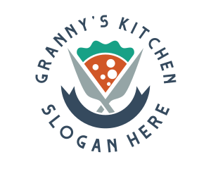 Knife Pizza Pizzeria logo design