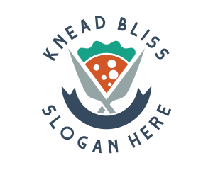 Knife Pizza Pizzeria logo design