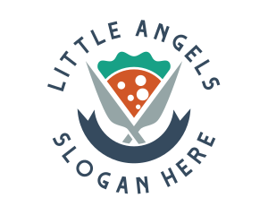 Knife Pizza Pizzeria logo design