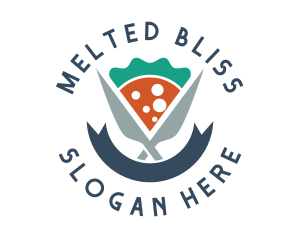 Knife Pizza Pizzeria logo design