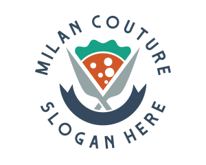 Knife Pizza Pizzeria logo design