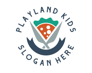 Knife Pizza Pizzeria logo design