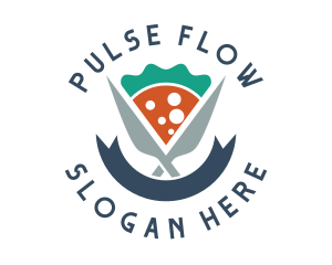 Knife Pizza Pizzeria logo design