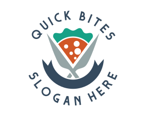 Knife Pizza Pizzeria logo design