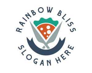 Knife Pizza Pizzeria logo design