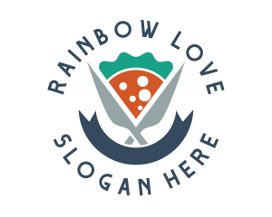 Knife Pizza Pizzeria logo design