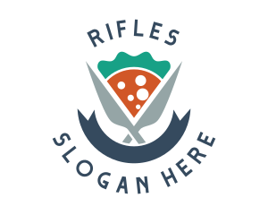 Knife Pizza Pizzeria logo design