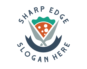 Knife - Knife Pizza Pizzeria logo design