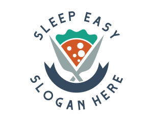 Knife Pizza Pizzeria logo design